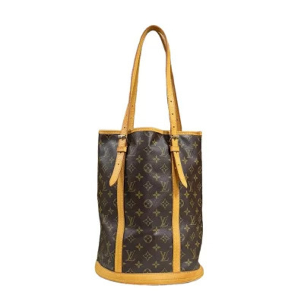 Louis Vuitton Bucket Monogram Shoulder Bag Canvas Brown